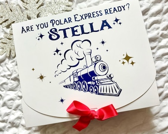 Personalized Polar Express Gift Box: Christmas Eve Reveal (27 x 22 x 8cm)