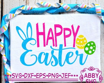 Happy Easter svg Cut File, Easter bunny svg,Easter egg svg,instant download cut file  NO:0146