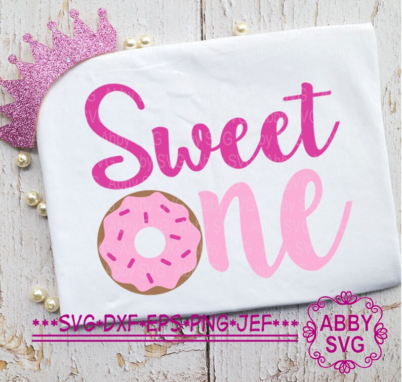 Download Birthday Donut svg Cut FileSweet donut svg designSweet ONE ...