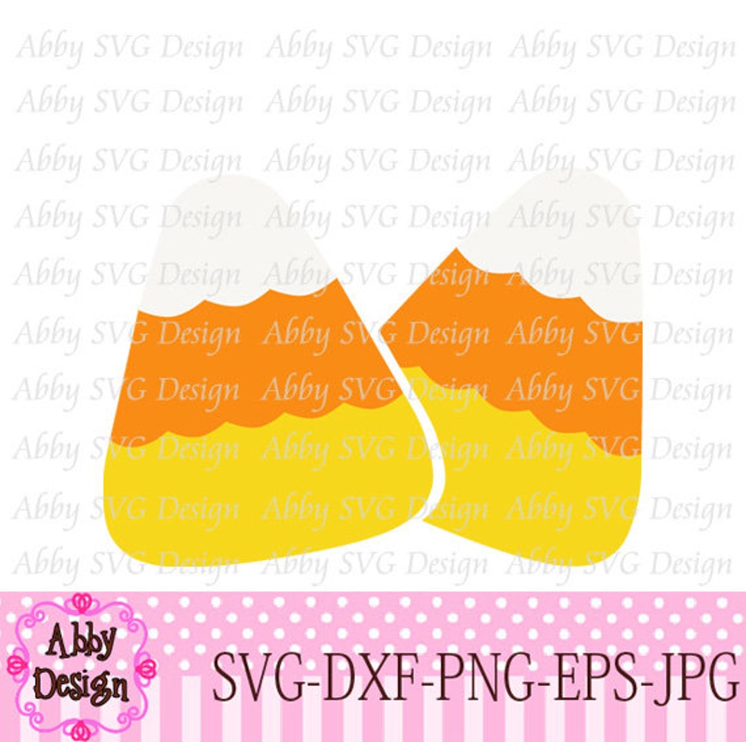 Halloween Candy Corn Cut File Svg,png,dxf and Eps File for the Cutting ...