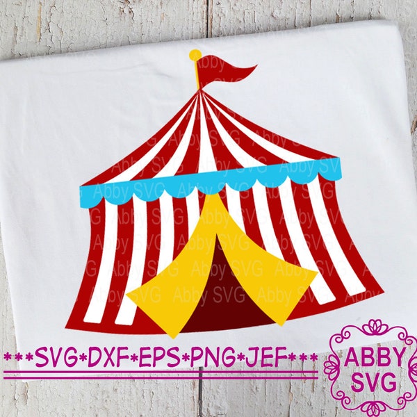 Circus Tent Cut File,Circus Tent Svg, Carnival Svg,Birthday Canival SVG,eps,png,dxf and svg file for the Cutting Machines NO:0299