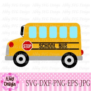 School Bus svg Cut File,Back to school svg instant download cut file NO:0156