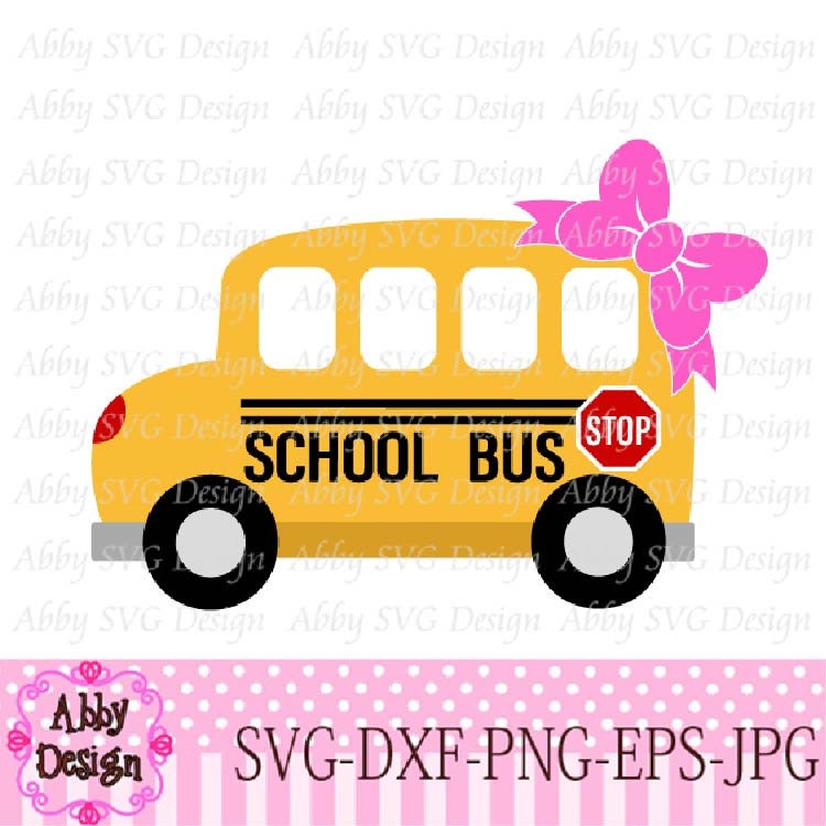 Back to School/school Bus Cut File Eps,png,dxf and Svg File for the ...