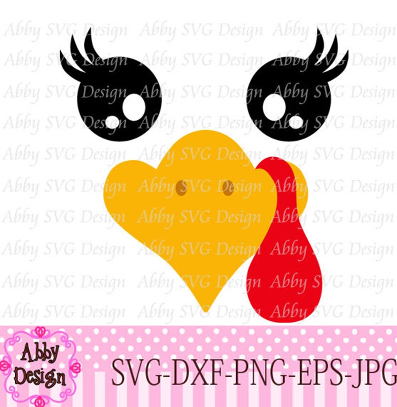 thanksgiving-girl-turkey-face-cut-file-svgpngdxf-and-eps-etsy
