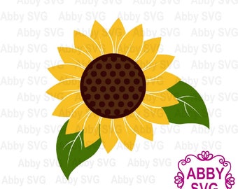 Sunflower Cut File svg,png,dxf and eps file for the Cutting Machines NO:2017