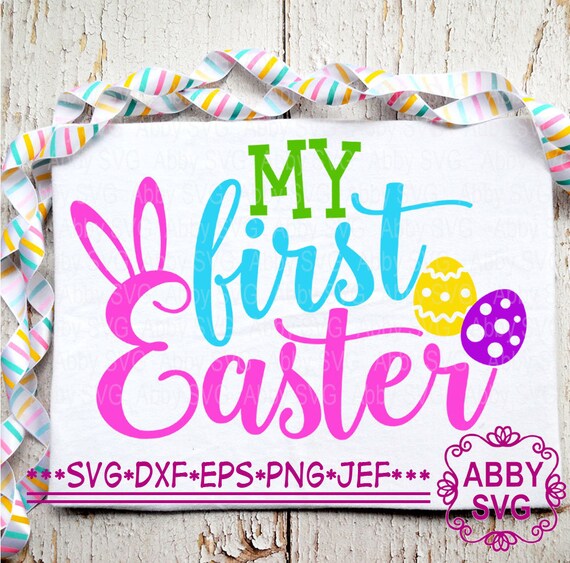 Download My 1st Easter Svg Easter Svgbunny Svg Easter Egg Svg Cut Etsy