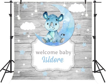 Baby Shower Backdrop Boy Etsy Baby Shower Backdrop Boy Etsy