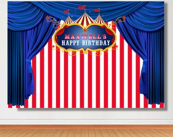 Circus Backdrop Etsy