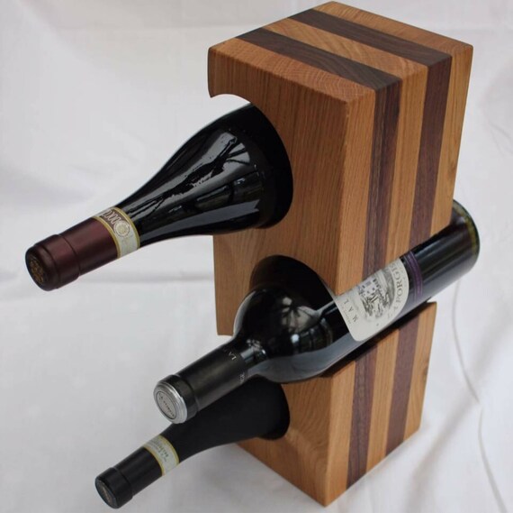 Bespoke wine rack wine stand wooden wine rack unique gift Etsy