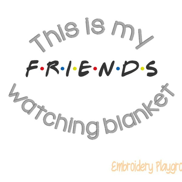 Friends Blanket Tv Show Etsy