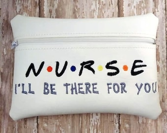 Nurse Zip Bag Embroidery Design - Machine Embroidery Design