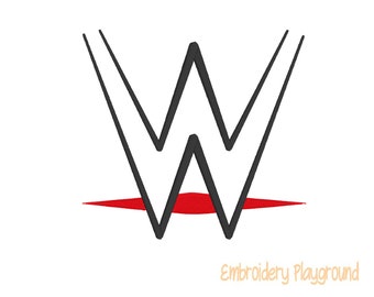 Wwe Logo Svg Etsy