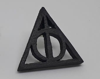 Earrings wooden Harry Potter Deathly Hallows