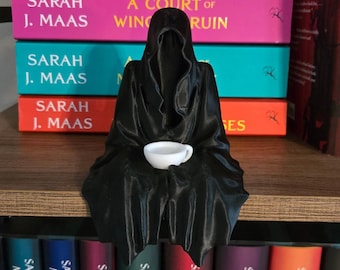 Estante colgante para rincón de libros con forma de taza de té de Suriel Quédate con el Gran Señor SJM