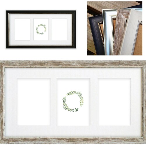 Black White Grey Multi Photo Frames 16x9 for X3 6x4 Etsy UK