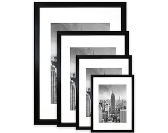 Photo Picture Poster Frames with White Mounts Black White Oak Silver Photo Picture Poster Frames with White Mounts Black White Oak Silver