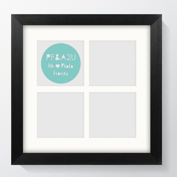 Modern 721 White Black Oak Effect Photo Frame Multi Collage Picture 17x17 14x14 12x12 7x5 6x4 5x5 4x4 Made In Uk