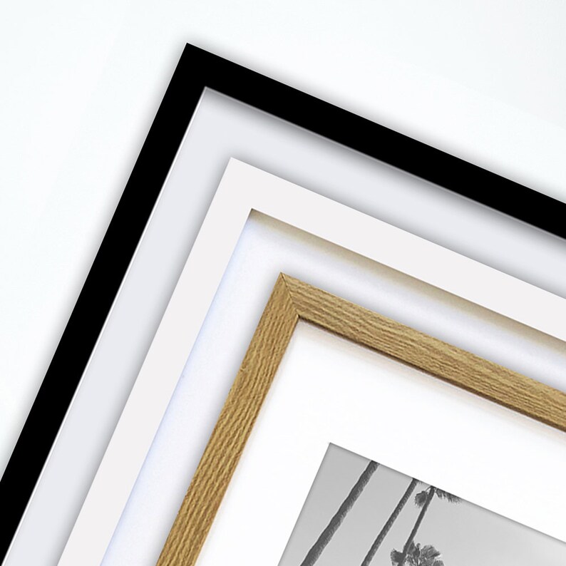 A3 A4 A5 A6 Black White Oak Effect Oxford Image 0