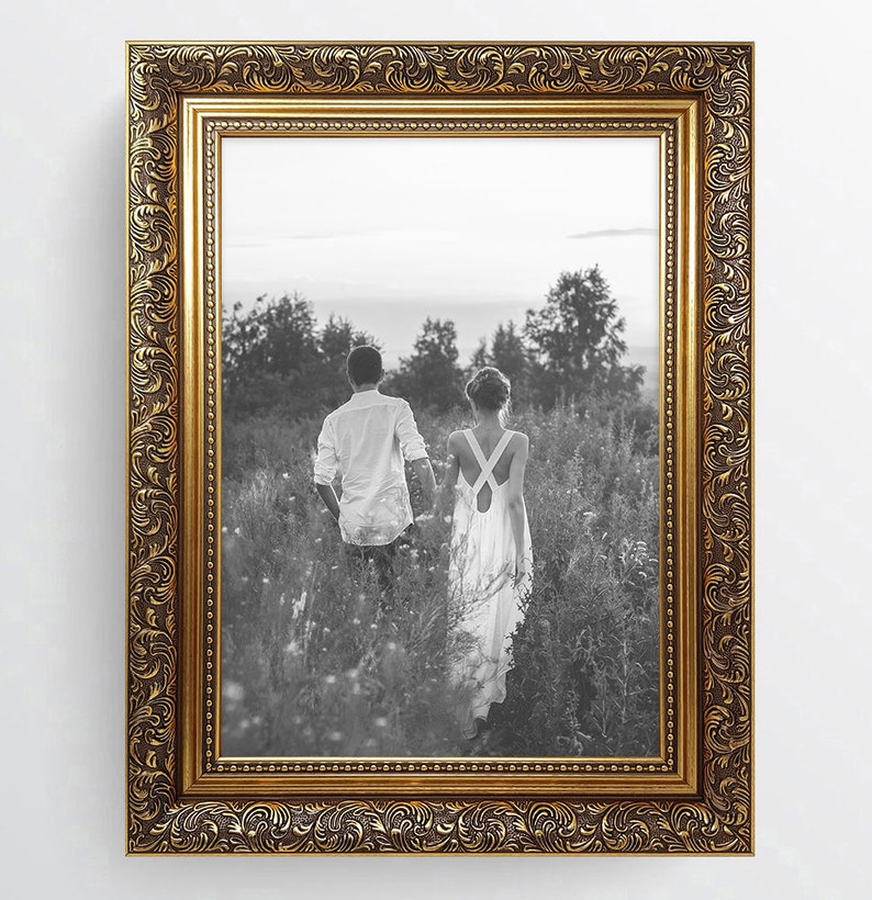 Ornate Gold Style Photo Frame A2 Large Frames / A3 Poster Etsy Sweden