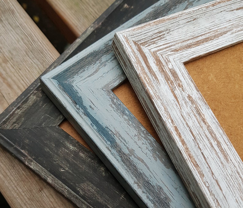 Beech Effect 7x7 Square Picture Photo Frame Hang