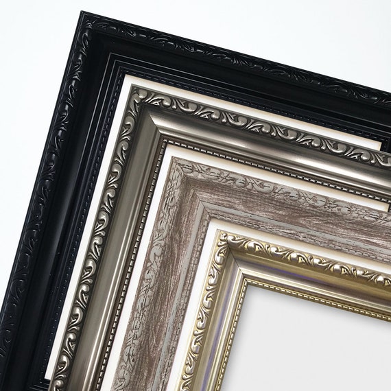 Instagram Square Ornate Shabby Chic Picture frame photo frame Poster With Mount