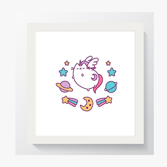 pusheen and unicorn