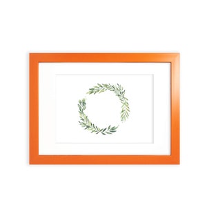 A2 Poster Frames / A3 / A4 Photo Frame / A5 Postcard Frame Oxford Orange Picture Frame Frame with a Mount Home and Wall Decor image 3