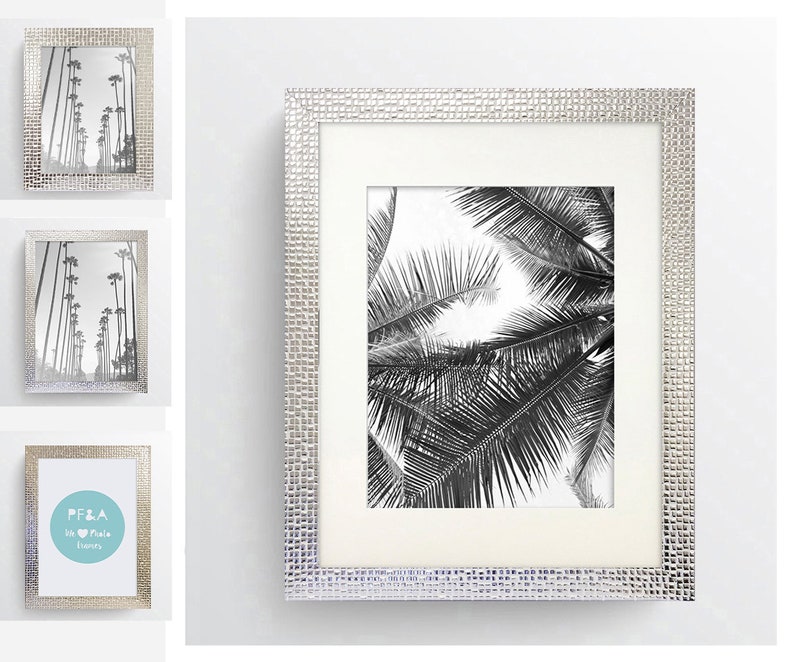 Henley Glossy Chrome Silver Mosaic A2 A3 A4 A5 A6 - A4 Photo Frames Black With Mount Henley Glossy Chrome Silver Mosaic A2 A3 A4 A5 A6 - A4 Photo Frames Black With Mount