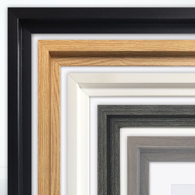 30x40cm Poster Frames / 40x50cm / 50x70cm Hoxton Grey / Black / White / Oak  Effect Picture Frame Home Decor -  Italia