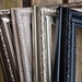 Ornate Picture Frame Silver / Black / Distressed Brown - Glass Frame For Print - A2 / A3 / A4 / A5 / A6 / 30x40cm / 40x50cm