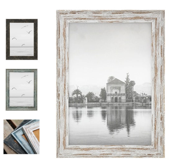 Beech Effect 7x7 Square Picture Photo Frame Hang