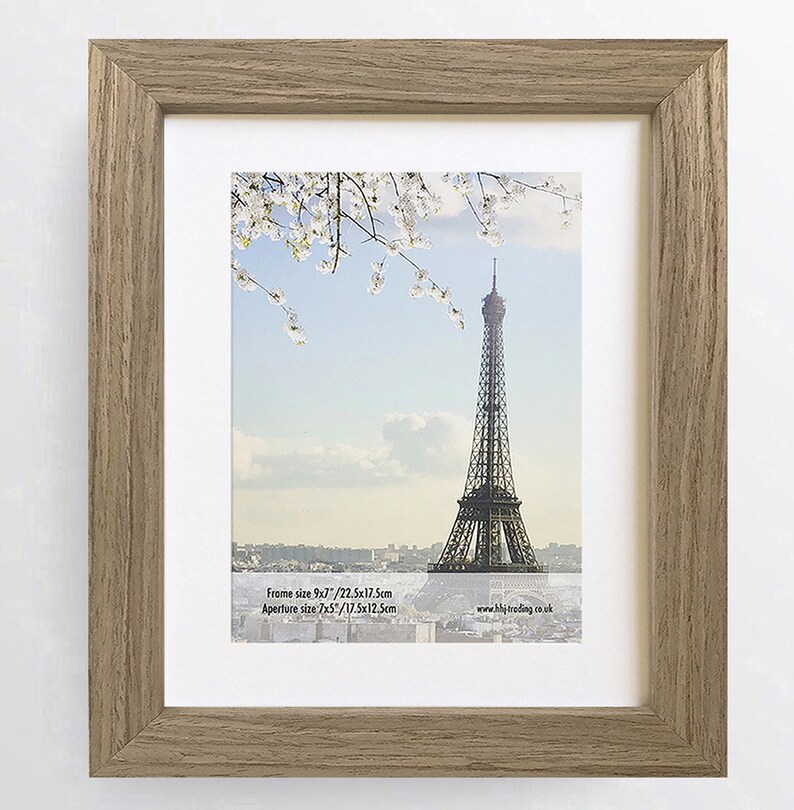 Wooden Picture Frame A2 / A3 / A4 Greybrowndark Grey Photo Etsy UK