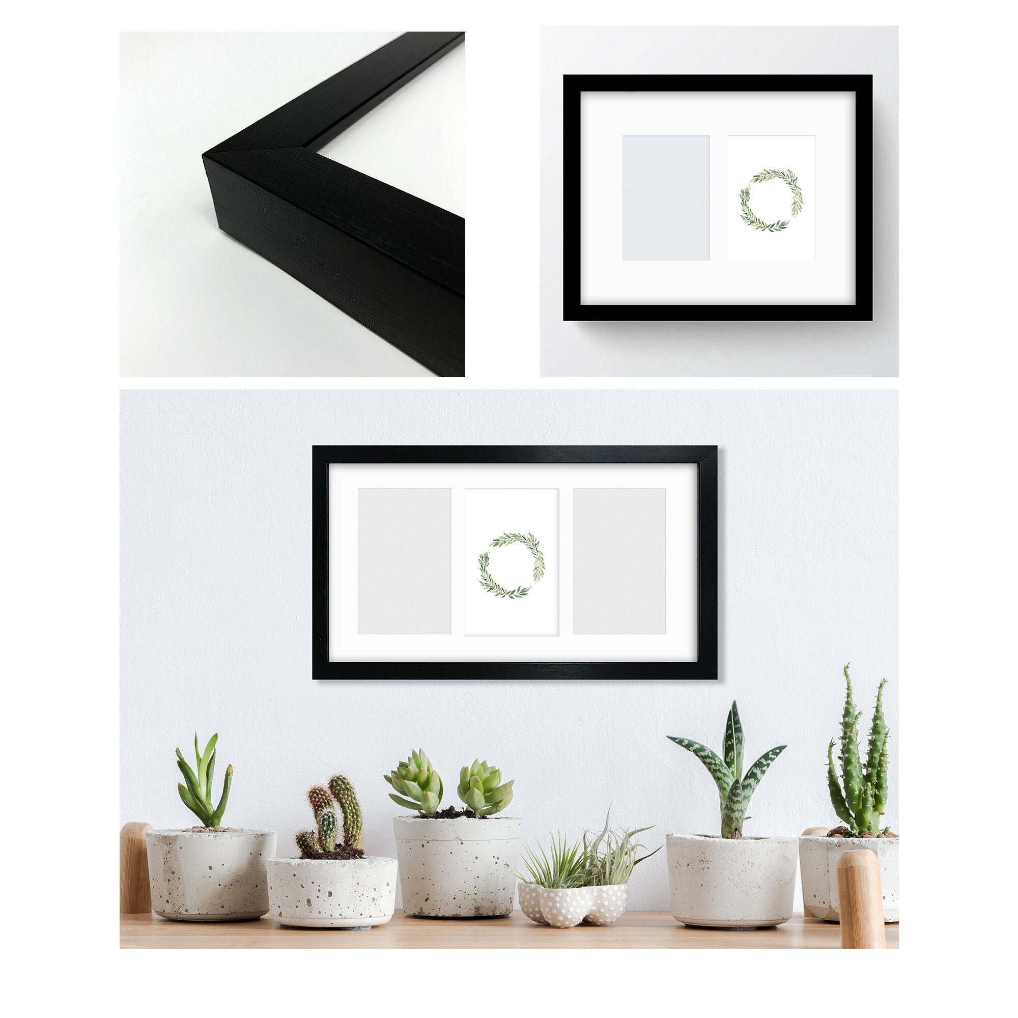Box Black Multi Photo Frame for 6x4'' Photos Etsy