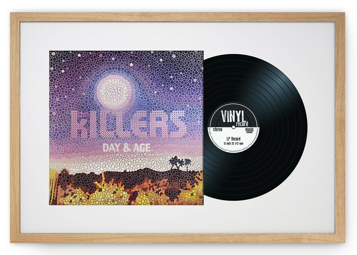 12 Vinyl LP Record & Album Cover Frame Oxford Black / Etsy UK