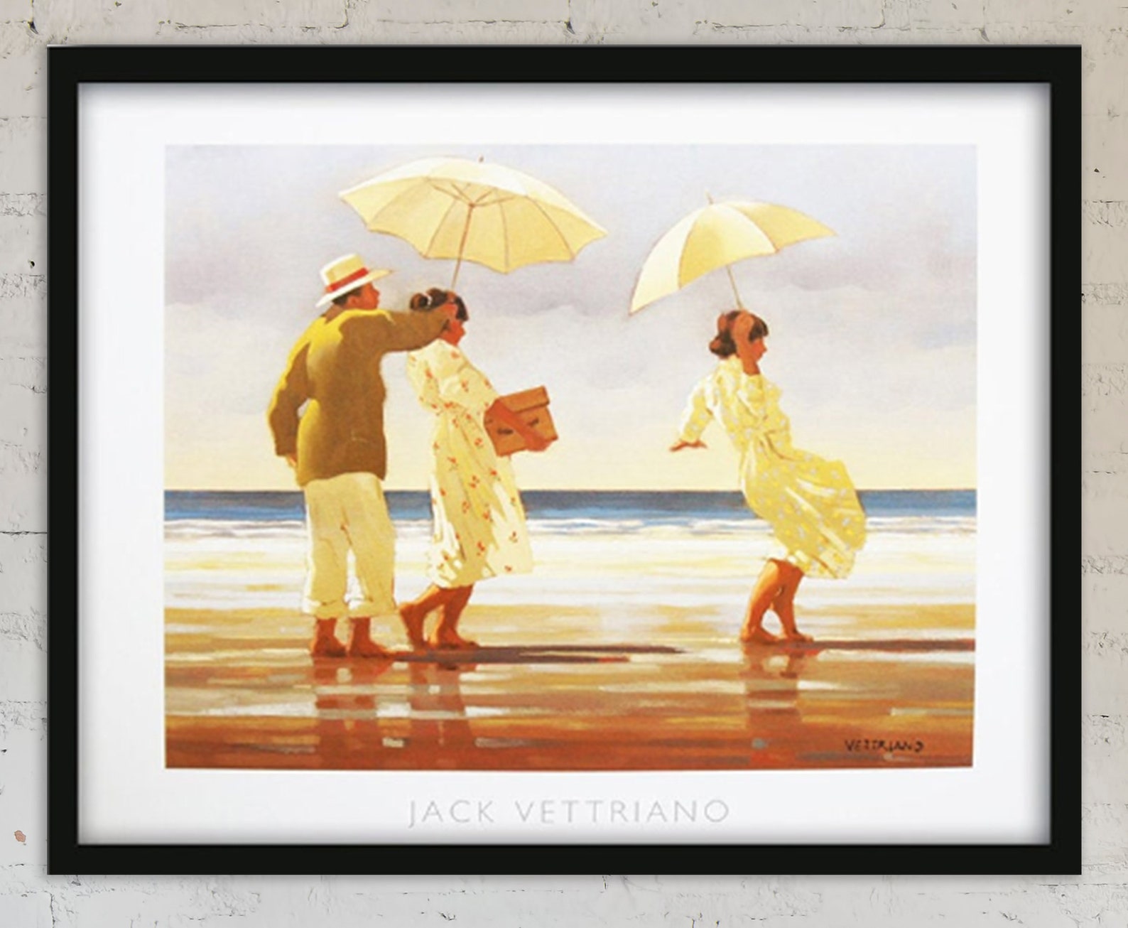 Large Jack Vettriano '' The Picnic Party '' Etsy