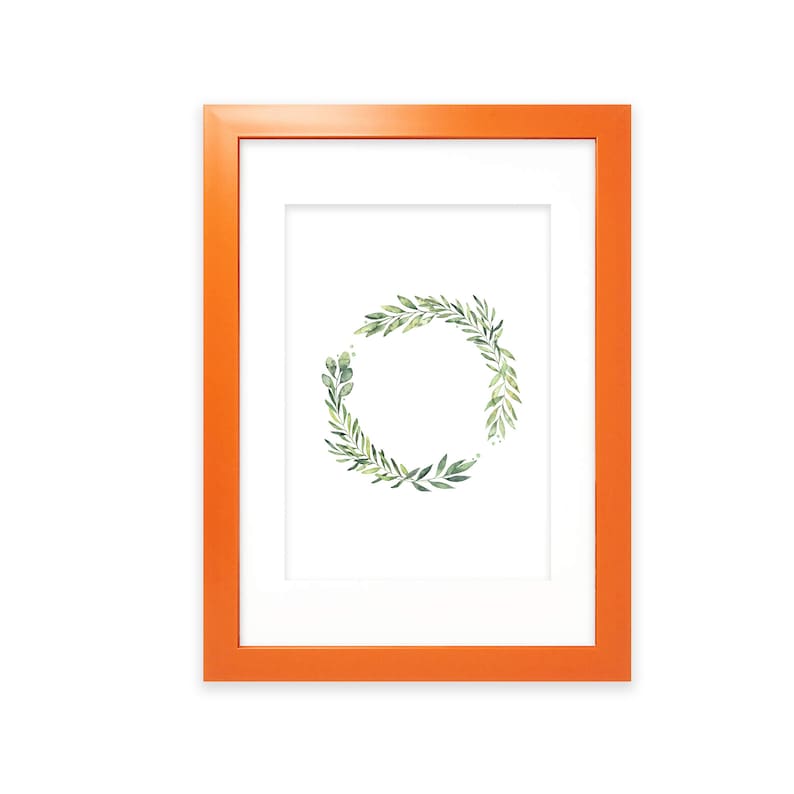 A2 Poster Frames / A3 / A4 Photo Frame / A5 Postcard Frame Oxford Orange Picture Frame Frame with a Mount Home and Wall Decor image 4