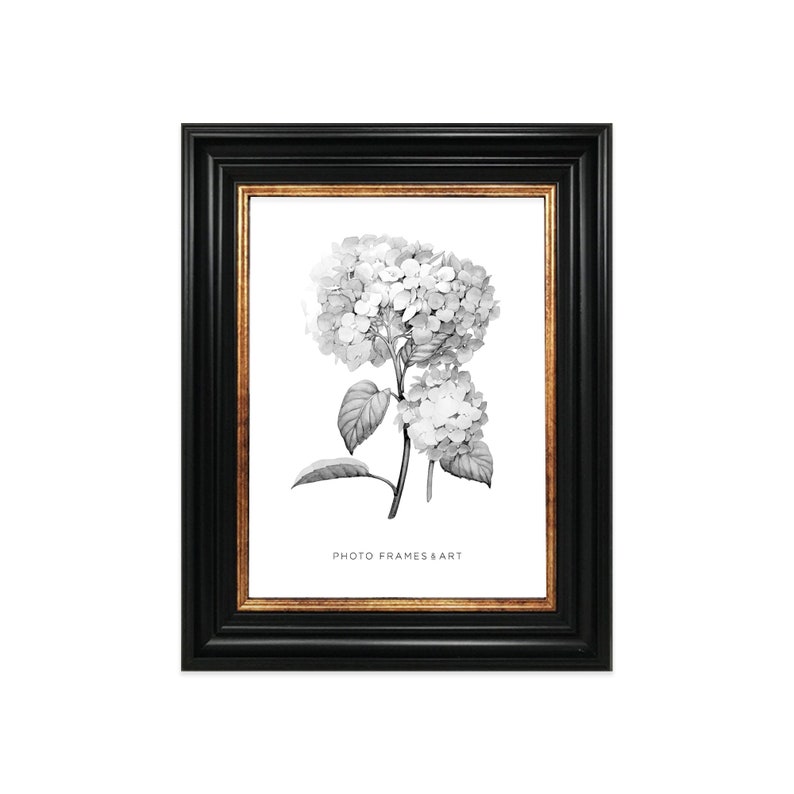 Vintage Black and Gold Photo Frame A4 Picture Frame A3 Etsy UK