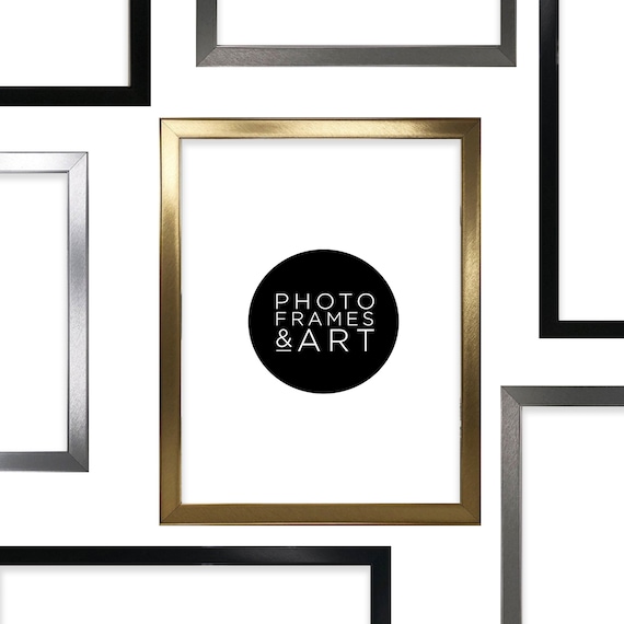 Buy A2 Poster Frames / A3 / A4 Photo Frame Richmond Black Photo Frame /  Gold Metallic Style Frame Home Decor Online in India - Etsy