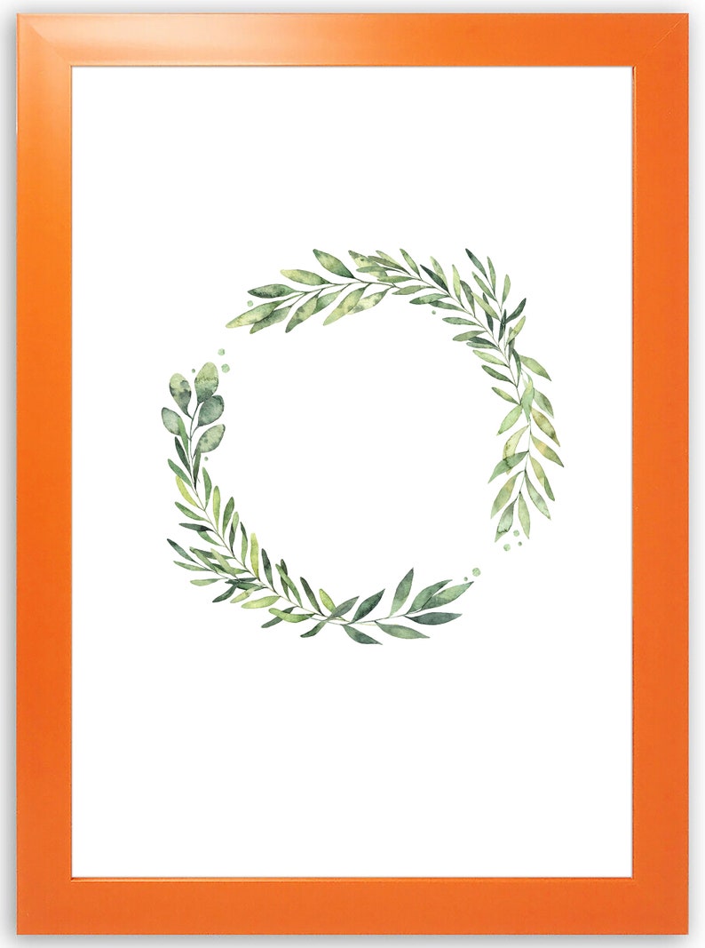 A2 Poster Frames / A3 / A4 Photo Frame / A5 Postcard Frame Oxford Orange Picture Frame Frame with a Mount Home and Wall Decor image 5