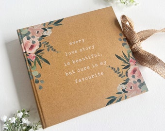Every Love Story Photo Album - Rustic Floral Wedding Photo Album - 6x4" Photo Albums - Wedding Gift - Wedding Albums