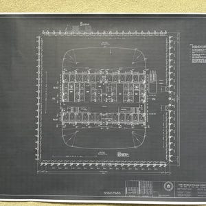 A1 Größe World Trade Center Center Twin Towers 2. Etage Platz. Hoch detailliert nach Original Zeichnungen. Super Artikel!