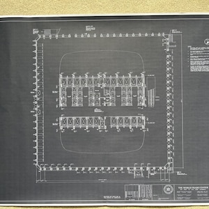 A1-Größe World Trade Center Center Twin Towers 1. Hoch detailliert nach Original Zeichnungen. Super Artikel!