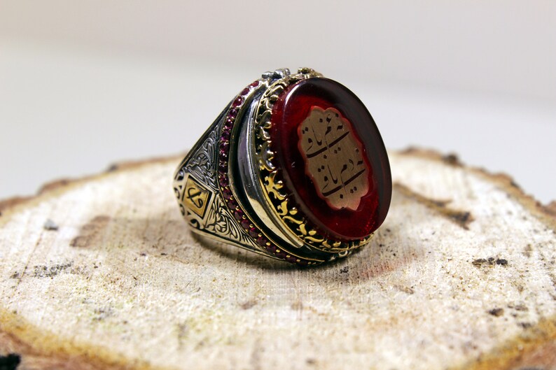 Islam Ring Verse RingMens RingOttoman RingRings For Etsy