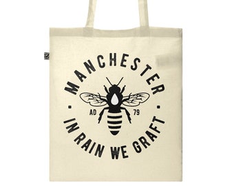 Manchester Bee Classic Cotton Tote Bag