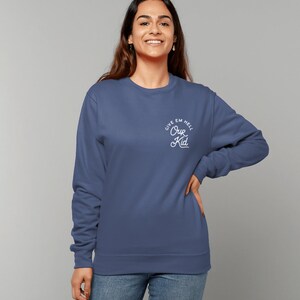 Unisex Our Kid Pocket Logo Sweatshirt Jumper Manchester Streetwear image 2