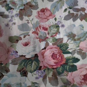 EXTRA WIDE 95 inches/240 cm Roses pattern Cotton Fabric by yard Quilting fabric Choose the Cuts Home Decor Bedding Patchwork