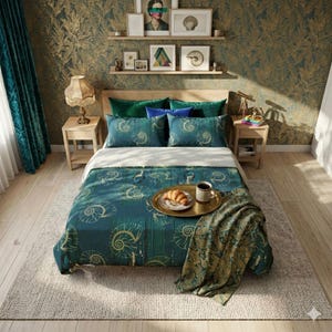 Bedding Set Art Duvet Cover and Pillowcases Cotton Mens Bedding Gift for Family Sheet Set Single Full Twin Double Queen King Comforter cover