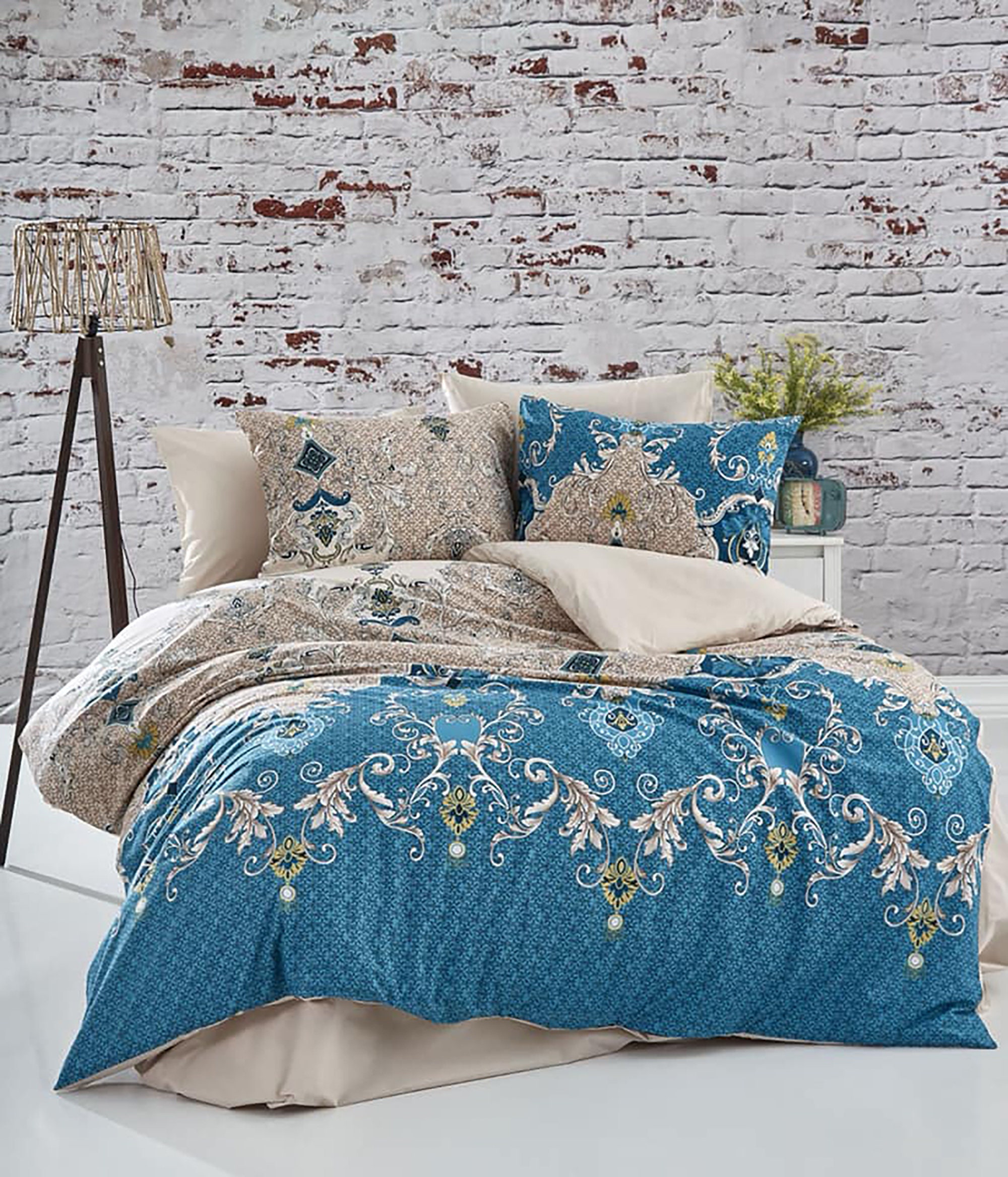 duck egg blue super king bedding