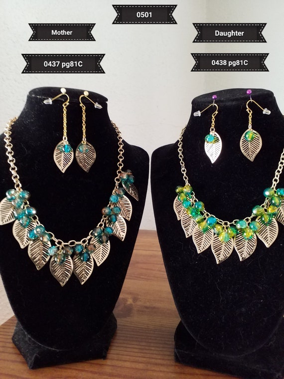 mother and daughter matching earrings