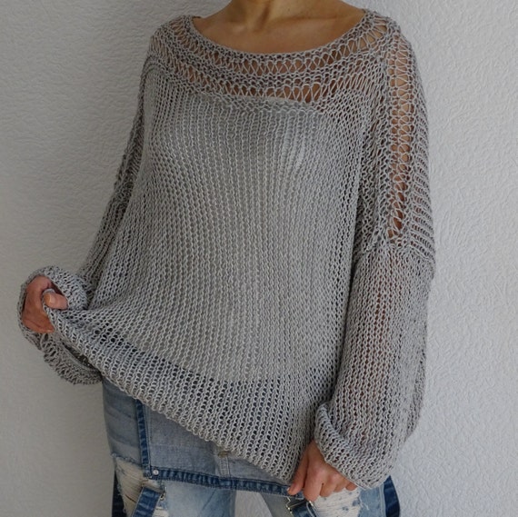 Loose knit summer sweater 2025
